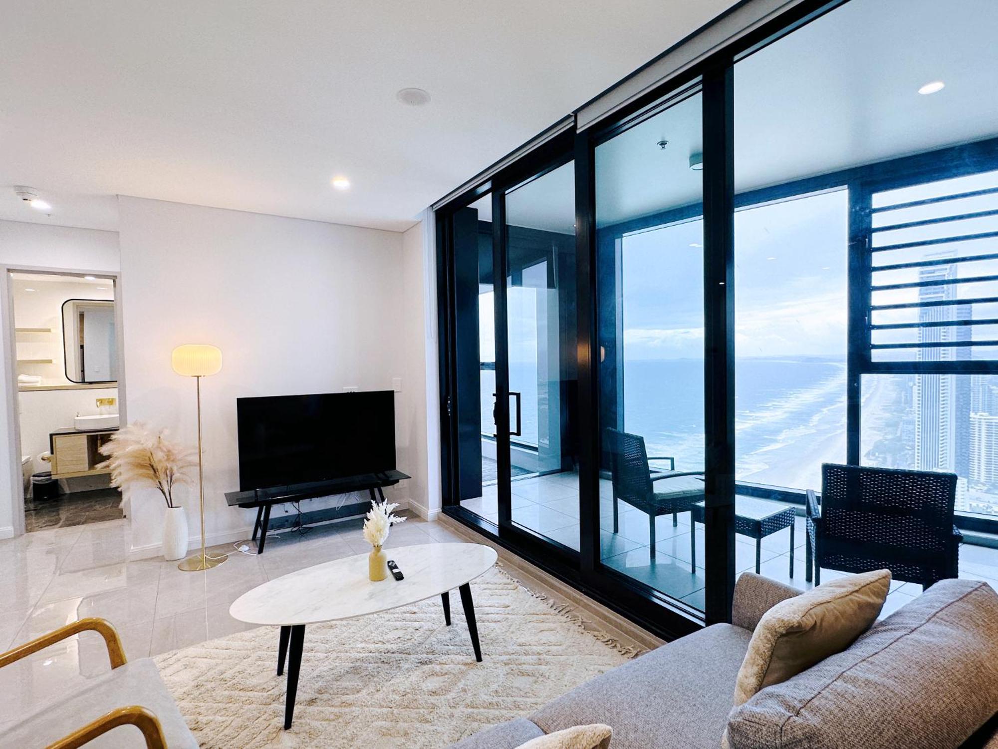 Seascape Getaway 2 Kingbeds Ocean View Freeparking Gold Coast