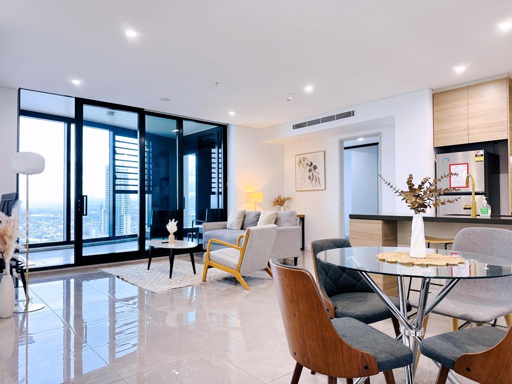 Seascape Getaway 2 Kingbeds Ocean View Freeparking Gold Coast